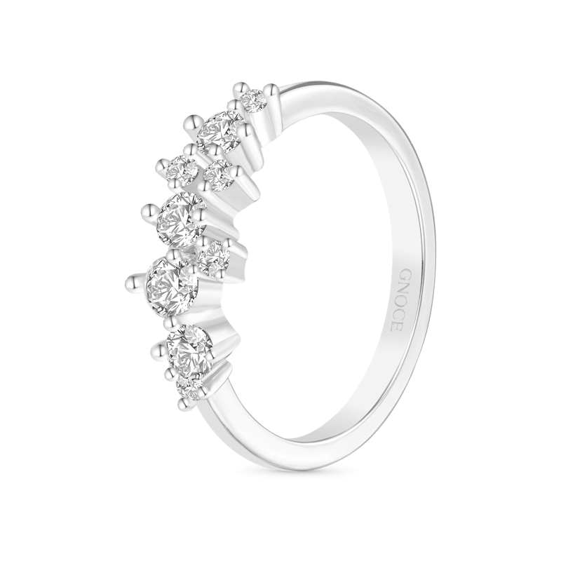 Diamond Cluster Ring