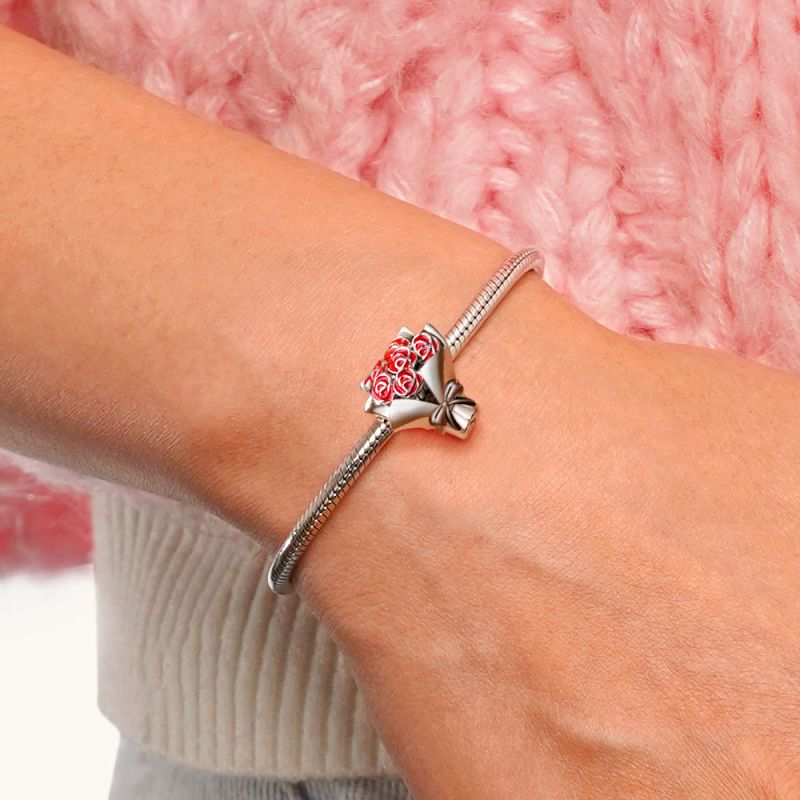 Rose Bouquet Charm