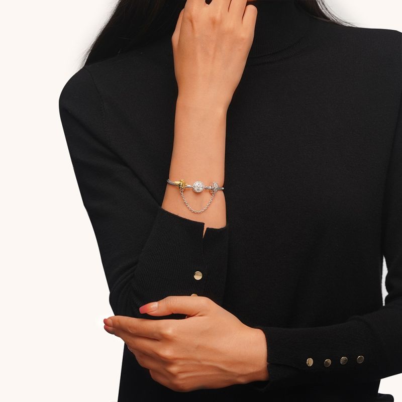 Bee Safety Chain Charm