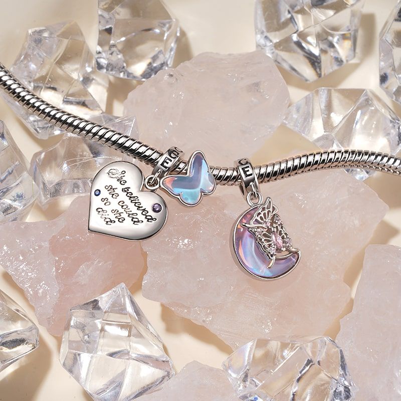 Butterfly on the Moon Pendant