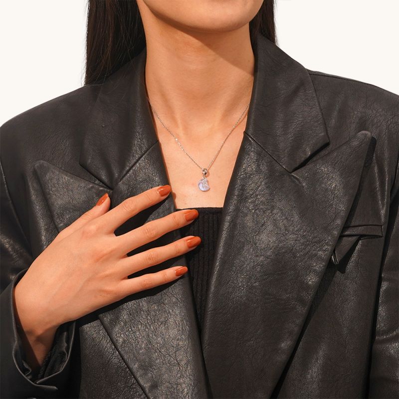 Butterfly on the Moon Pendant