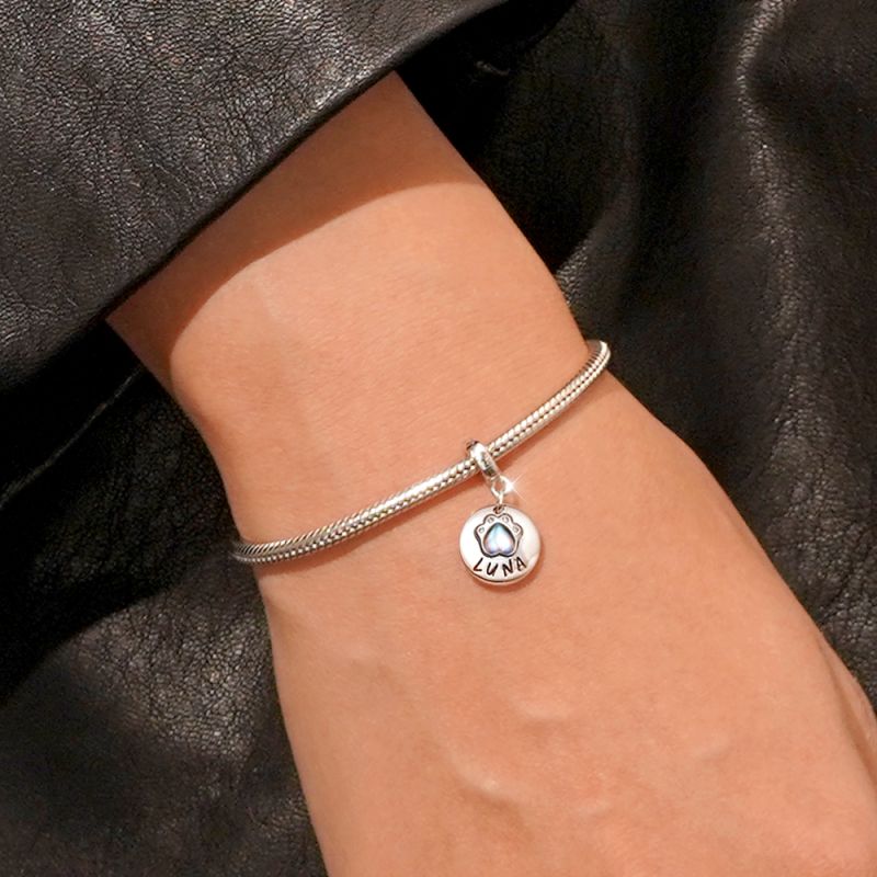 Moonstone Pet Paws Pendant