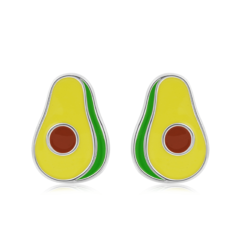 Avocado Stud Earrings