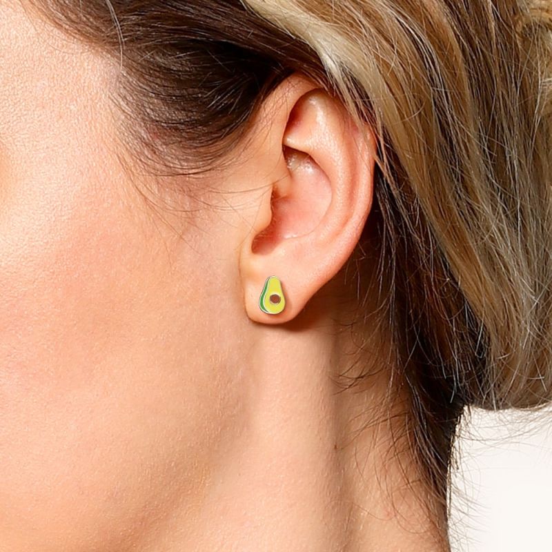 Avocado Stud Earrings