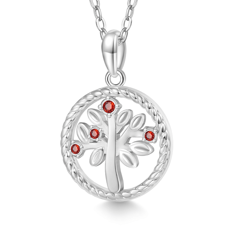 Tree of Life Birthstone Necklace