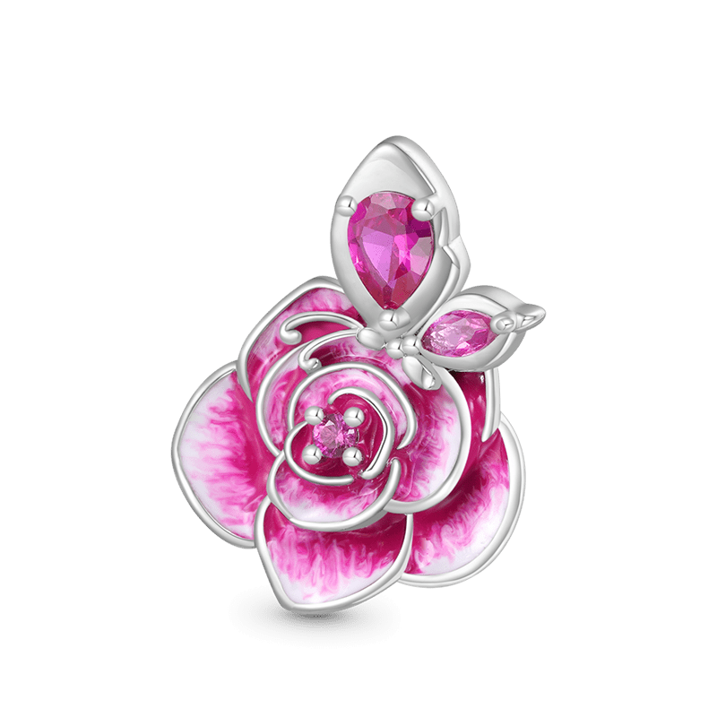 Rose Flower Charm