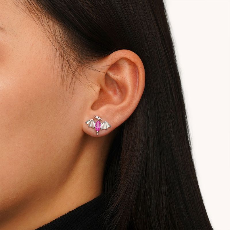 Pterodactyl Stud Earrings