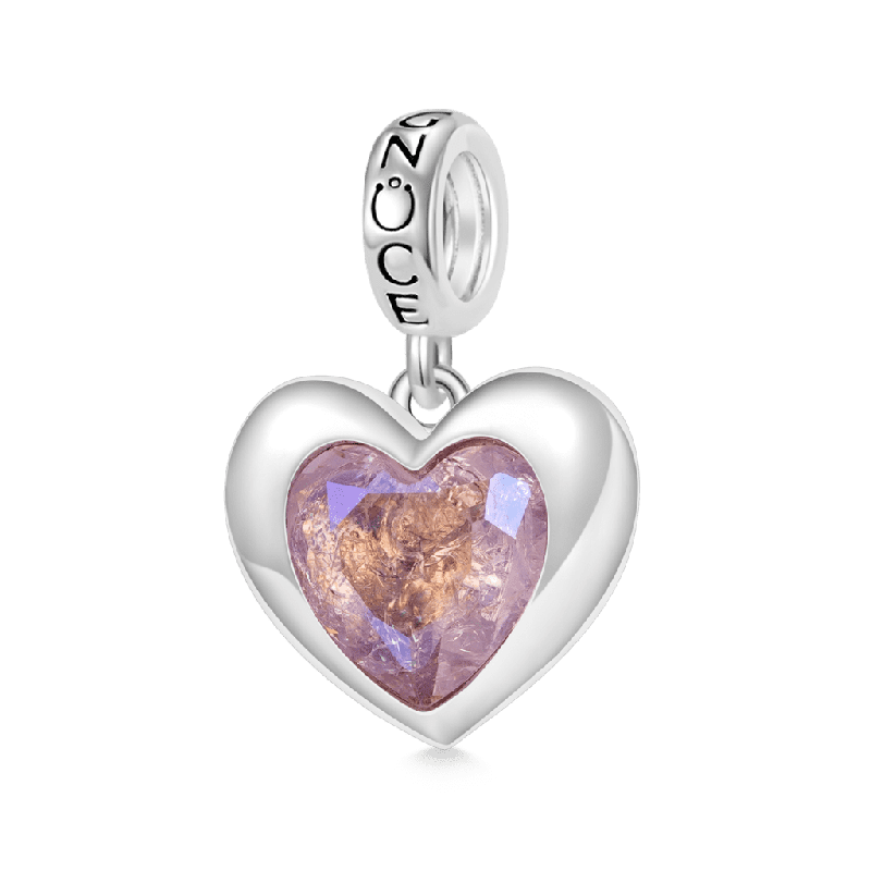 Pink Heart Girl Power Pendant
