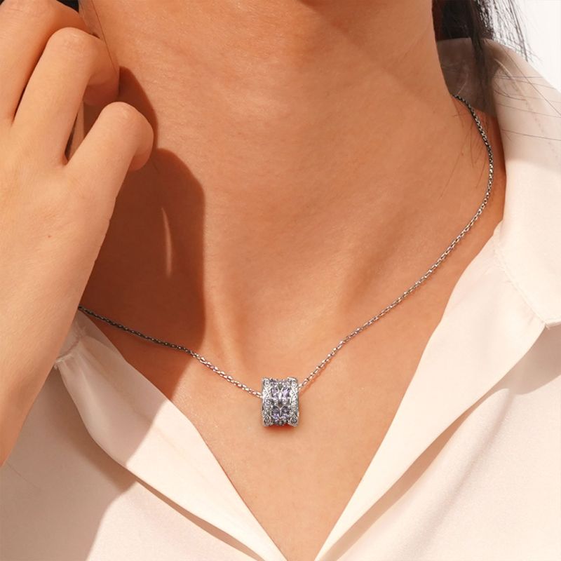 Purple Butterfly Pendant Necklace