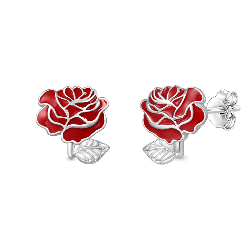 Rose Stud Earrings