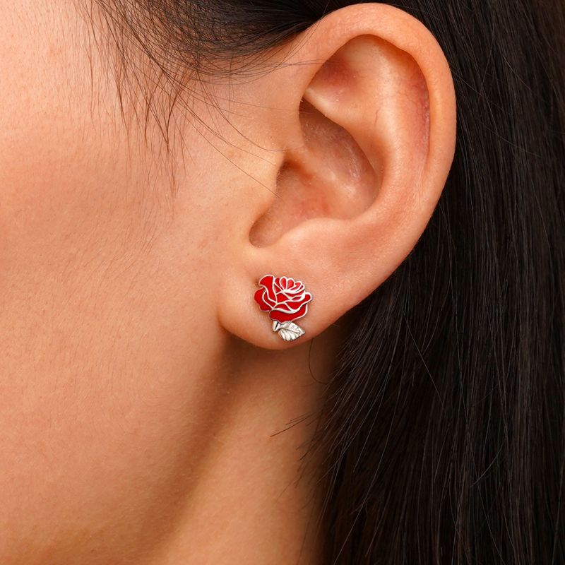 Rose Stud Earrings