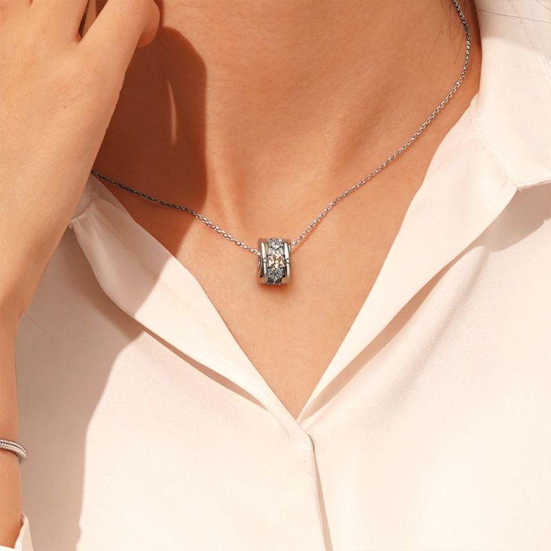 Champagne Gem Pendant Necklace