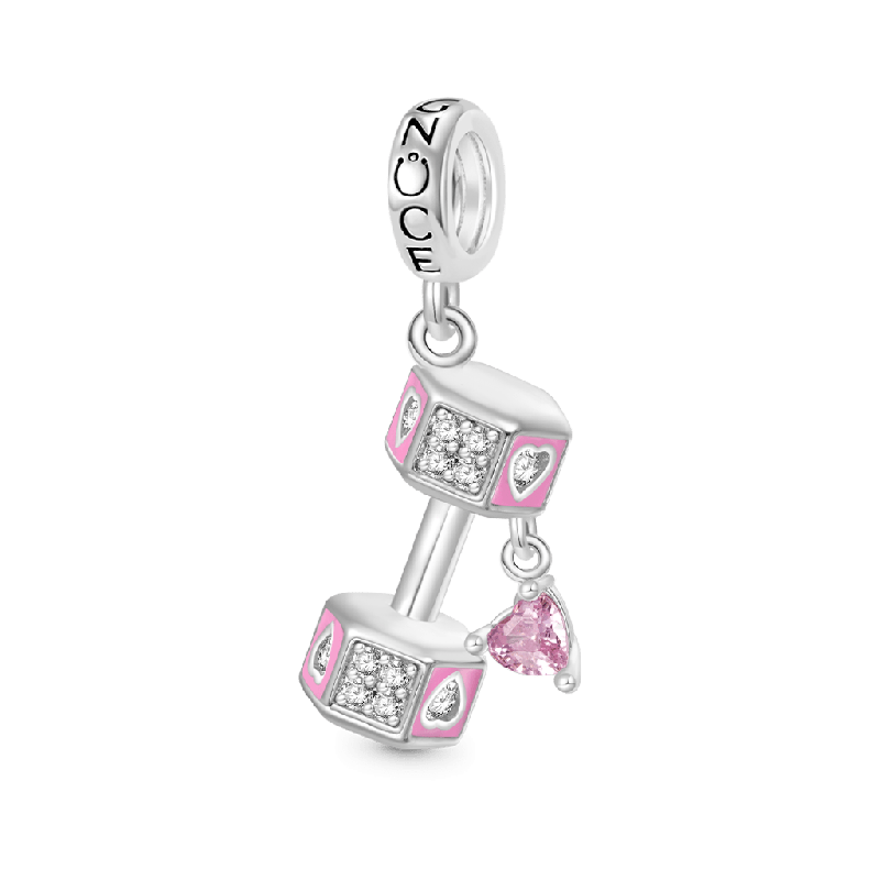Dumbbell Love Pendant