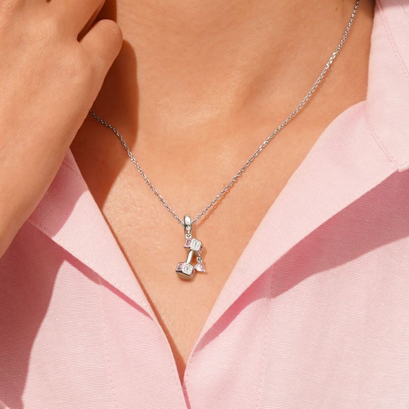 Dumbbell Love Pendant