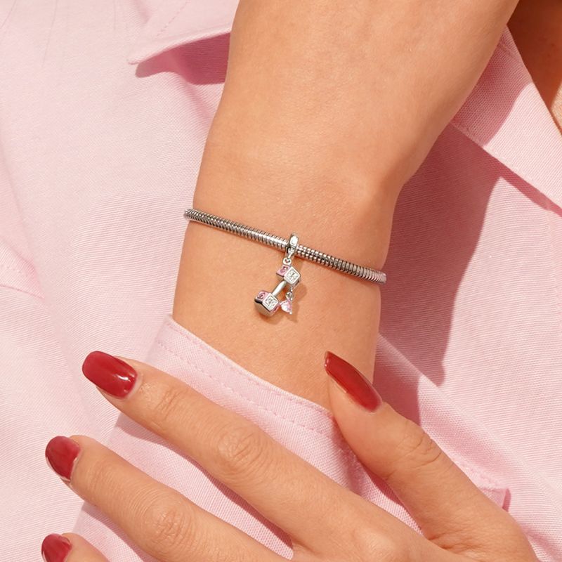 Dumbbell Love Pendant