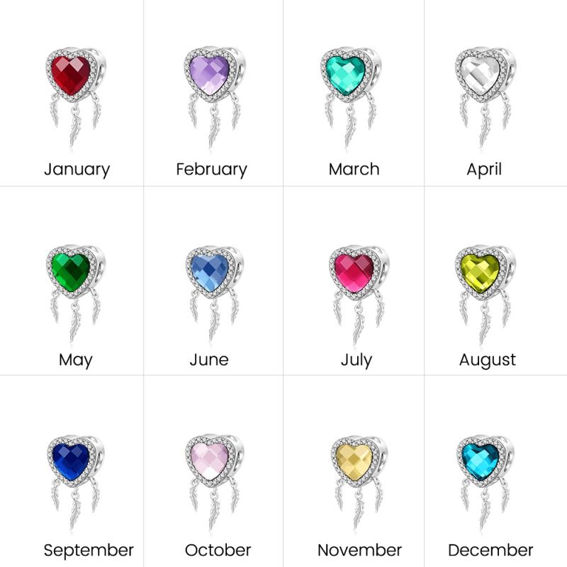 Dream Catcher Heart Charm