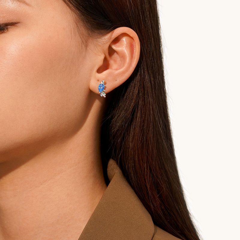 Parrot Stud Earrings