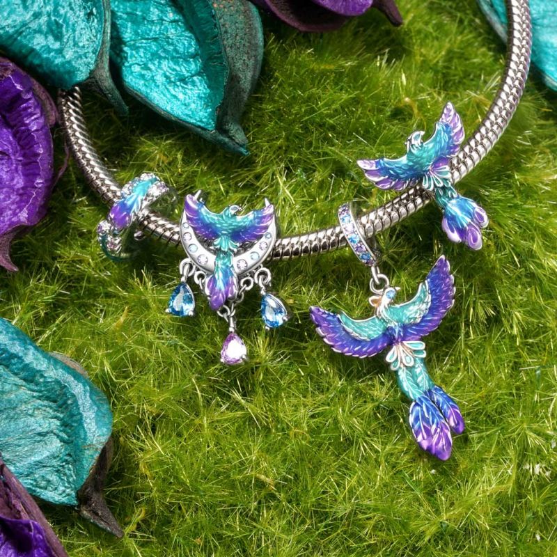 Phoenix Feather Stopper Charm