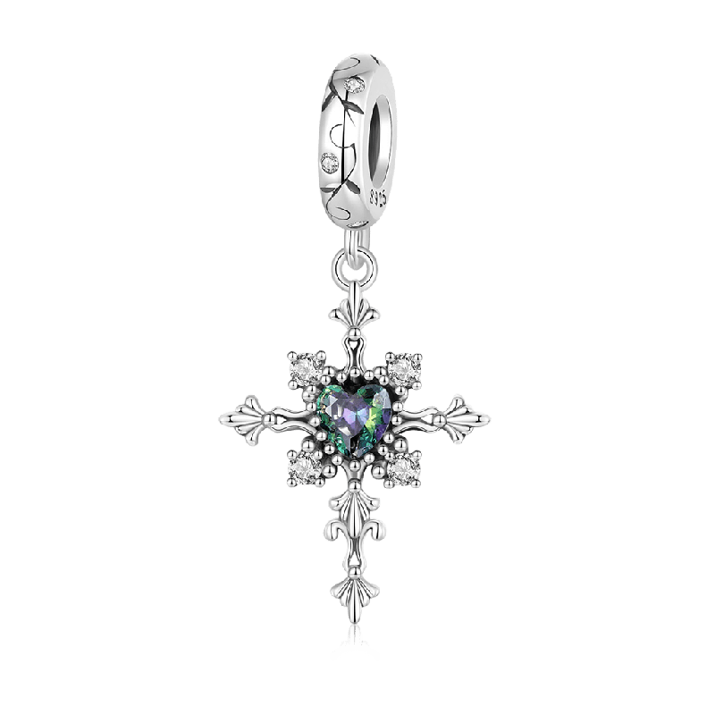 Heart of Darkness Cross Pendant