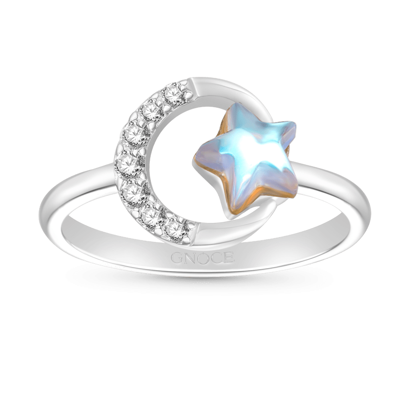 Star And Moon Ring