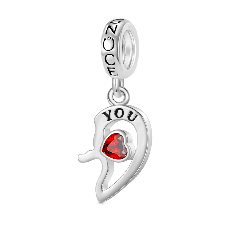 Key Lock Couple Pendant