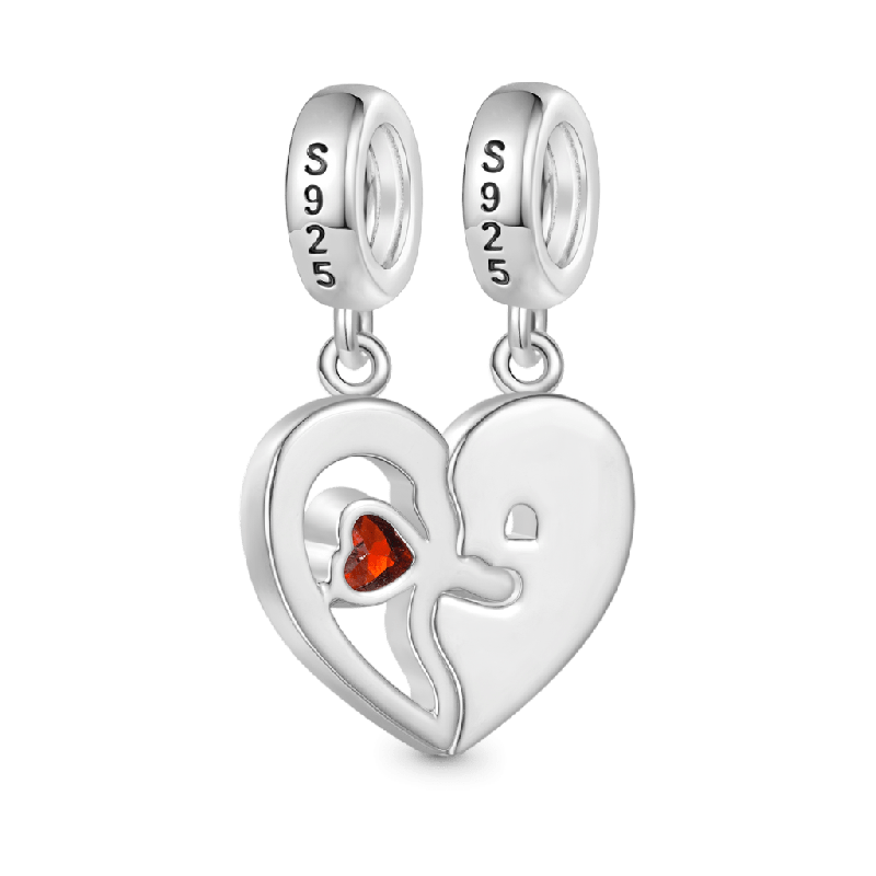 Key Lock Couple Pendant