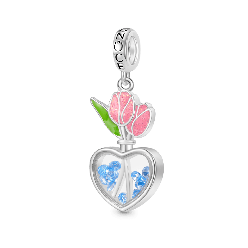 Tulip Heart Pendant