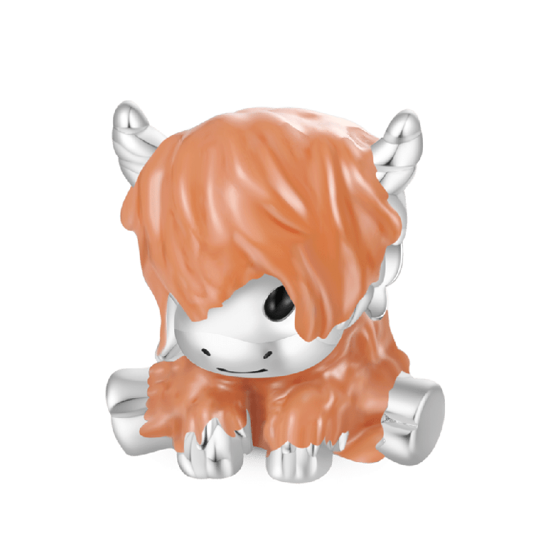 Rufous Highland Cow Charm