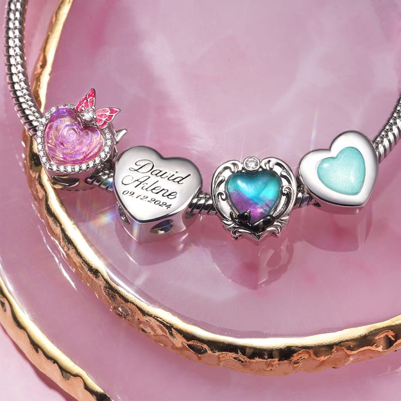 Heart Glow-in-the-Dark Charm