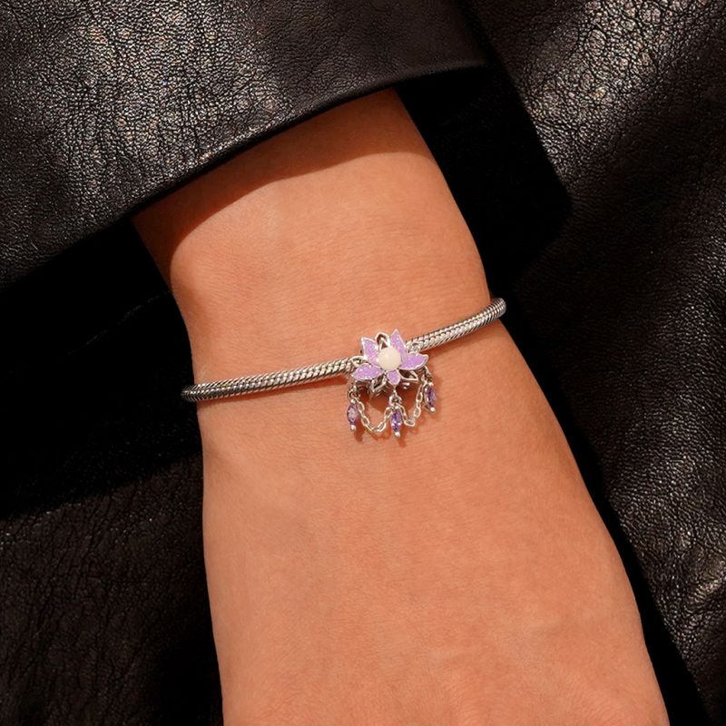 Lotus Glow-in-the-Dark Charm