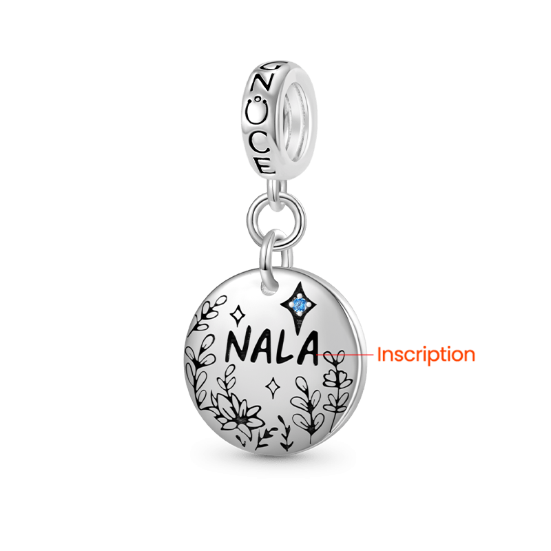 Flowers Disk Pendant