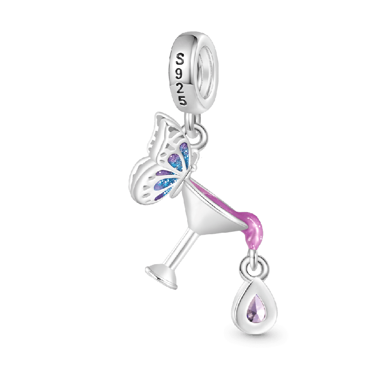 Cocktail Butterfly Pendant