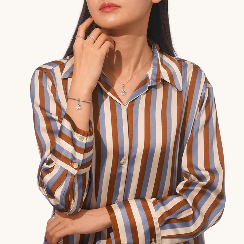 Flowers Disk Pendant