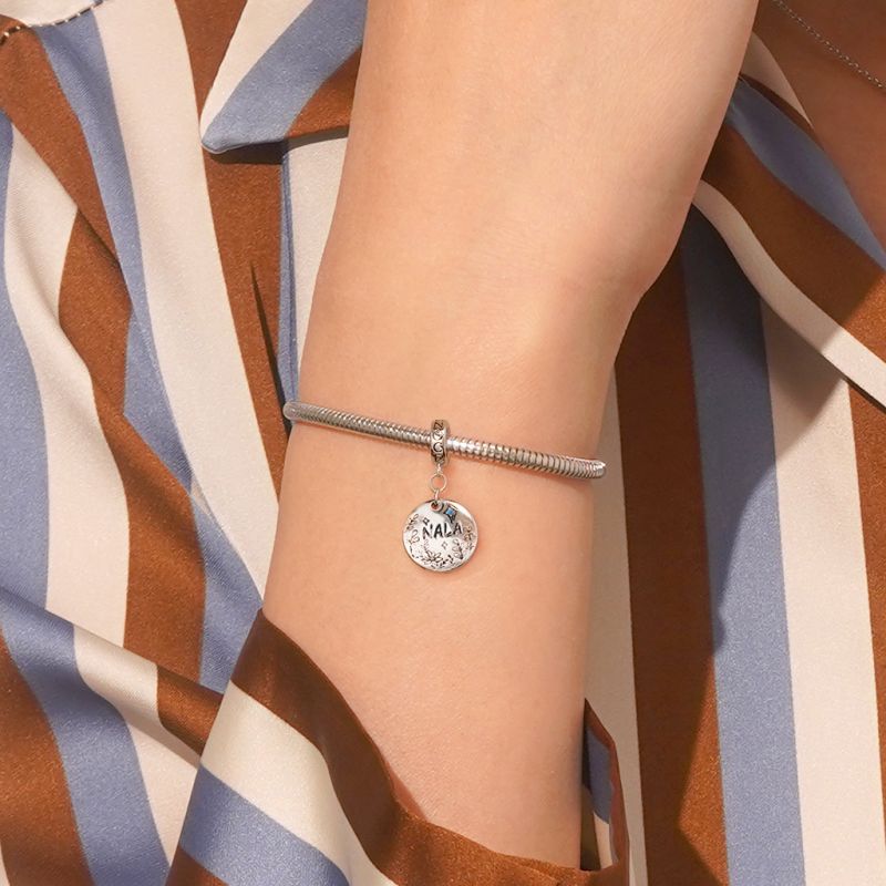 Flowers Disk Pendant