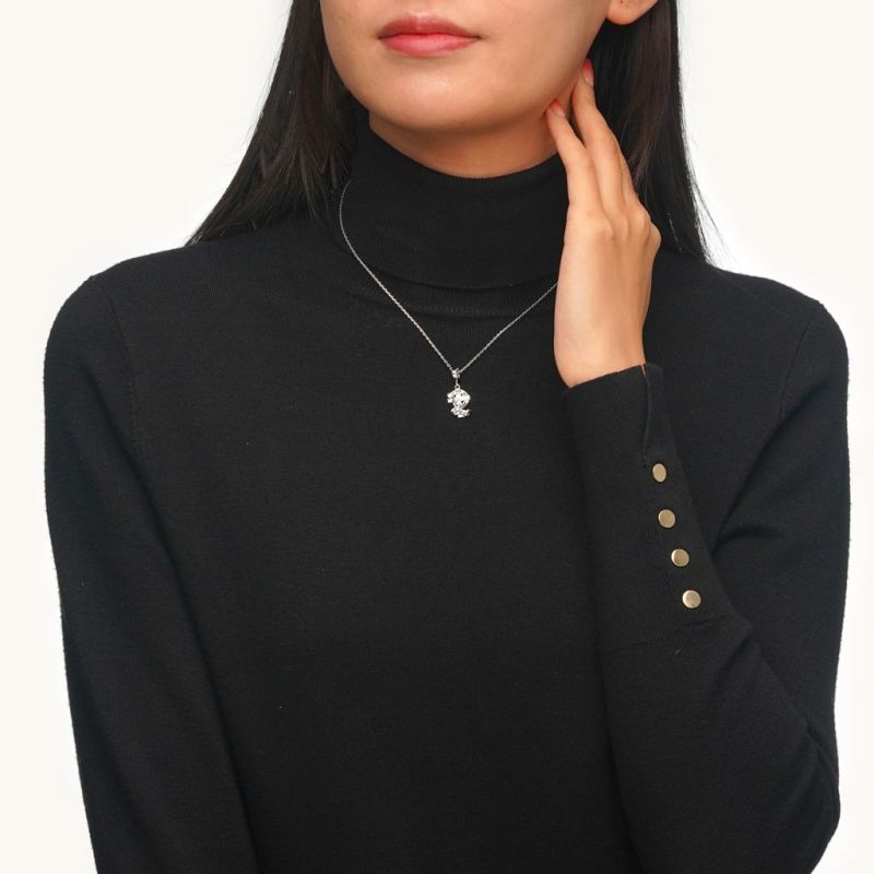 Cross Praying Hands Pendant