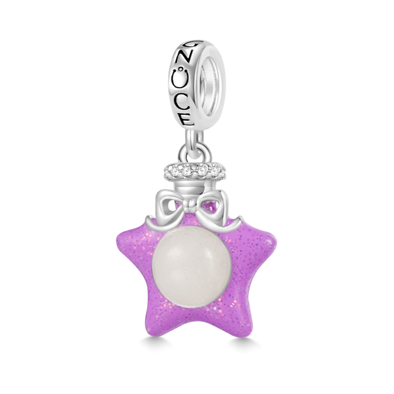 Lucky Wish Bottle Star Pendant