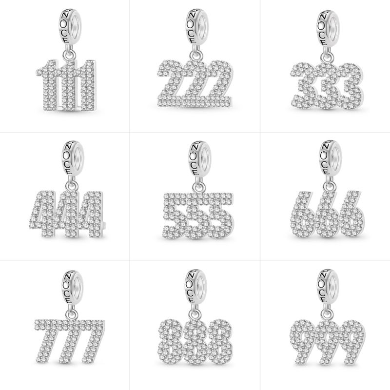 Arabic Numerals Pendant