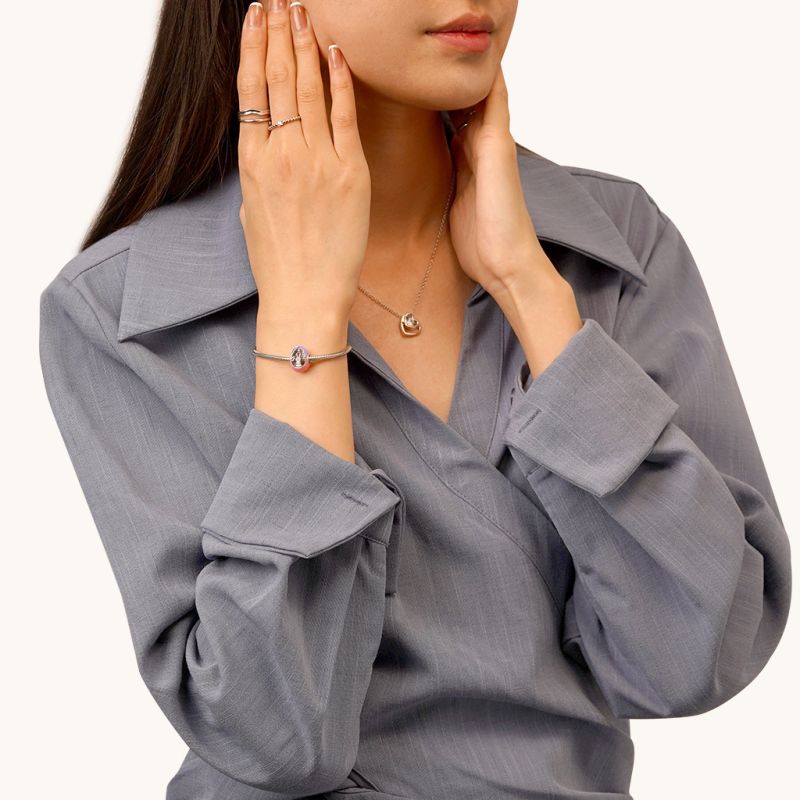 Easter Egg Bunny Charm