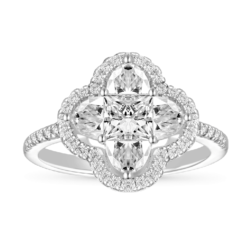 Diamond Cluster Ring
