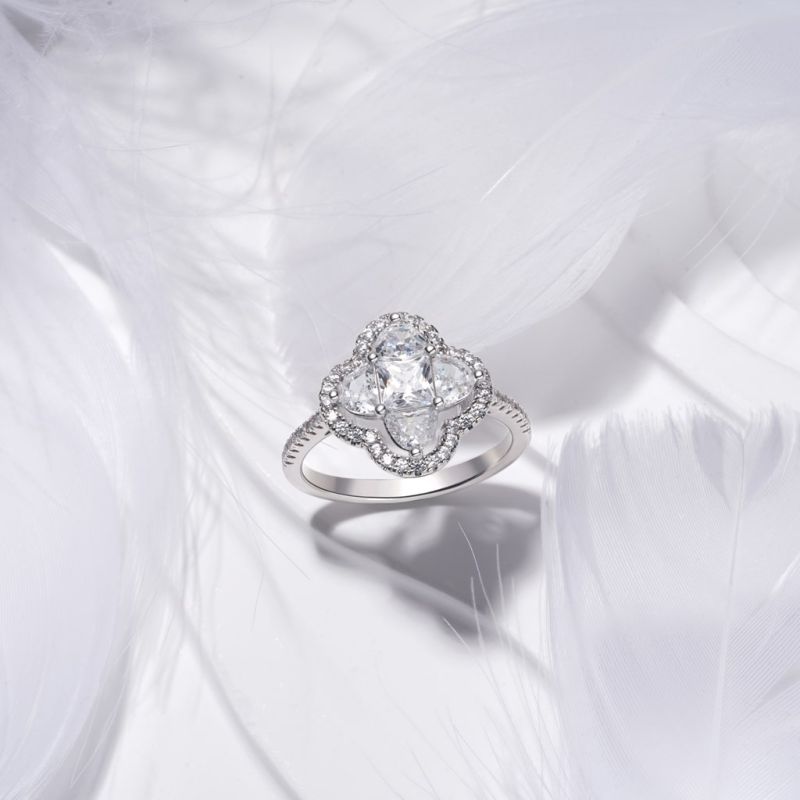 Diamond Cluster Ring