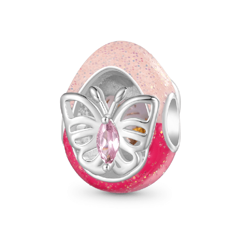 Easter Egg Butterfly Charm