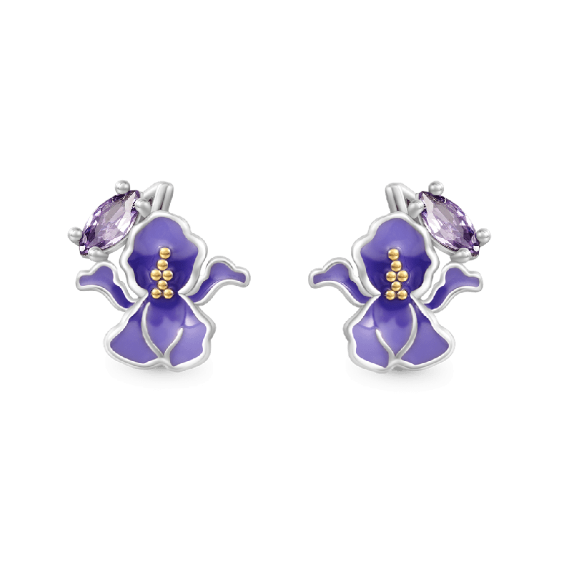 Iris Stud Earrings