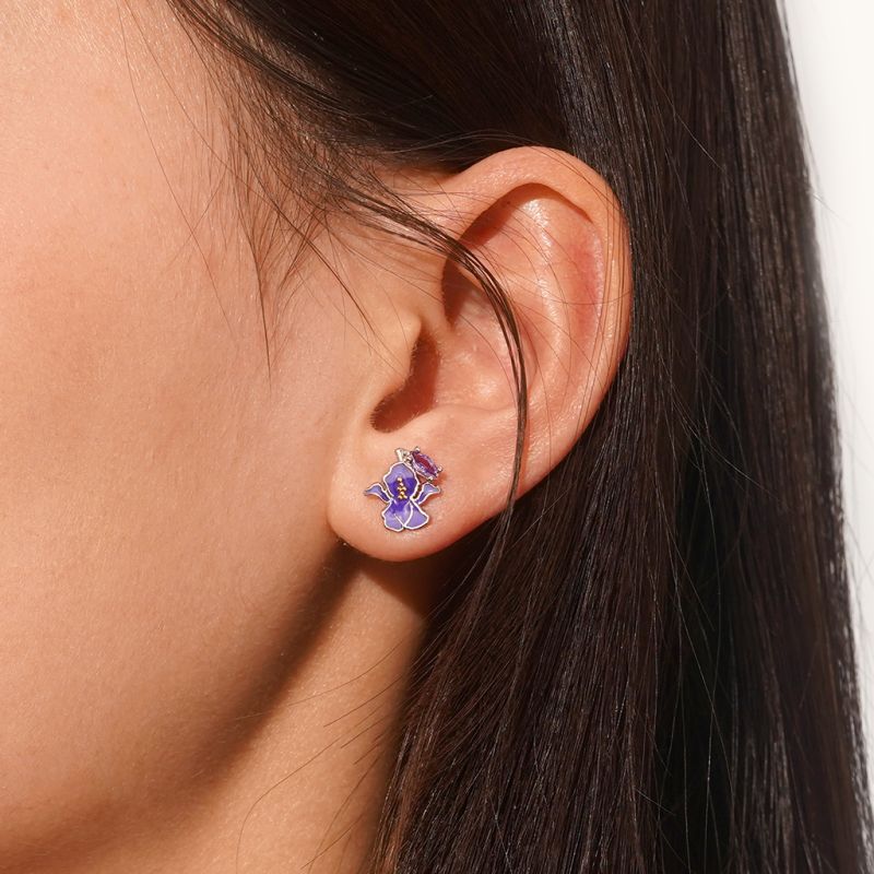 Iris Stud Earrings