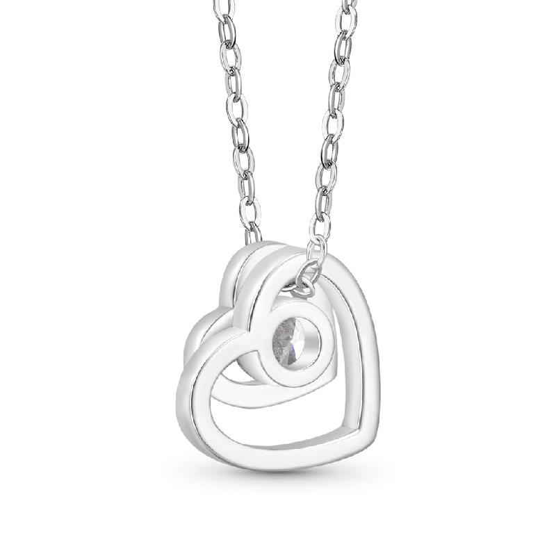 Double Love Engravable Necklace
