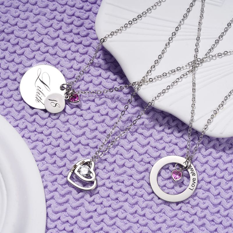 Double Love Engravable Necklace