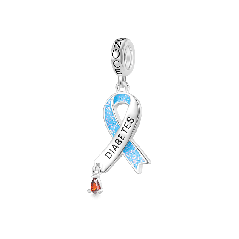Awareness Blue Ribbon Pendant