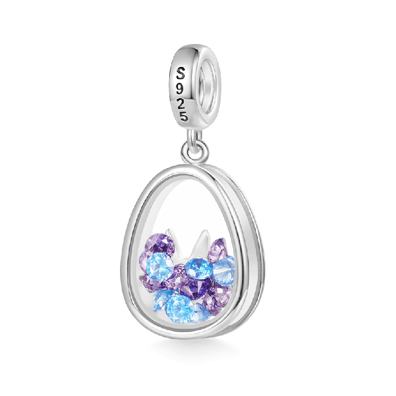 Bunny Egg-shaped Pendant