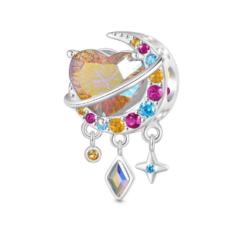 Colorful Heart Charm