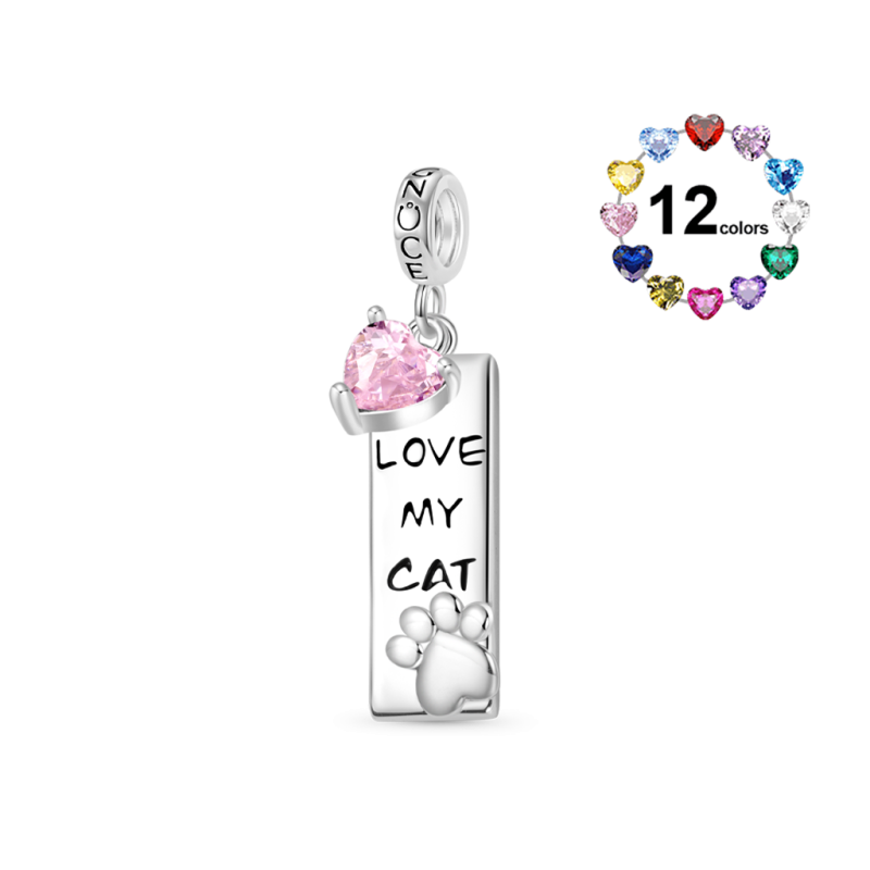 Engravable Pet Cat Pendant