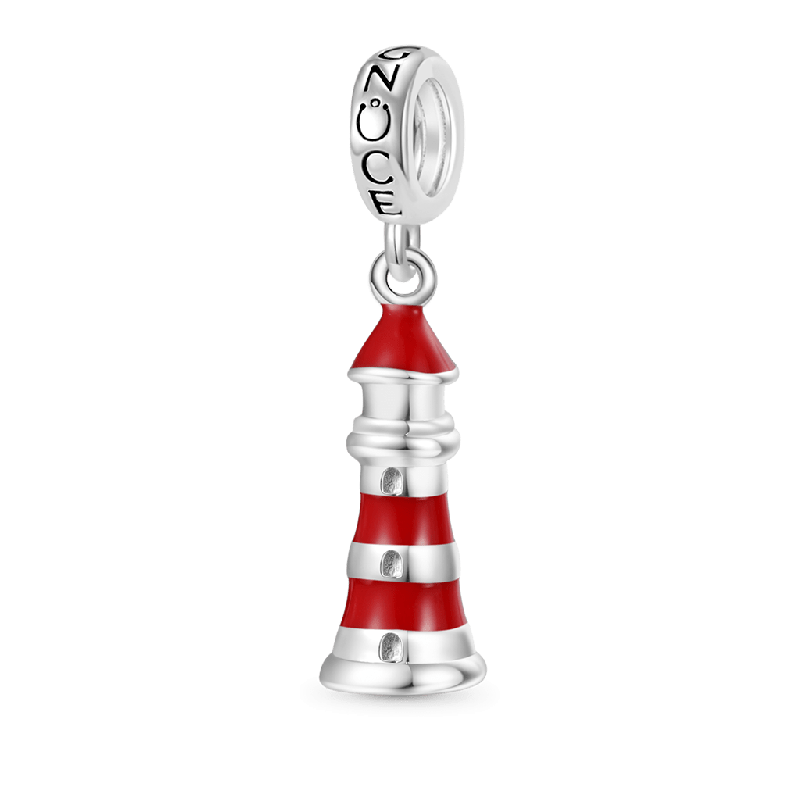 Red Lighthouse Pendant